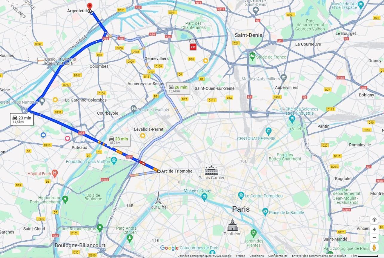 Charmant Appartement A 25 Minutes De Paris. Аржантей Экстерьер фото